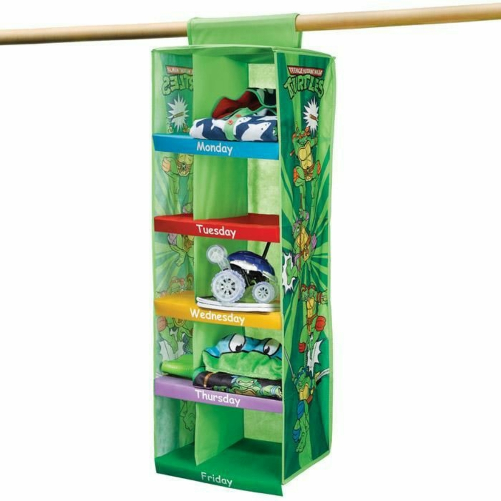 Teenage mutant ninja turtles days of week organizer